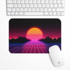 Grid Runner Synthwave Gaming Mouse Pad