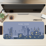 New York Skyline Computer Desk Mat | Desk Pad | Mouse Pad