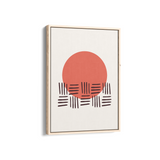 Warped Front Geometric Modern Wall Art