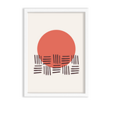 Warped Front Geometric Modern Wall Art