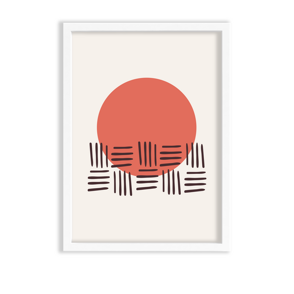 Warped Front Geometric Modern Wall Art