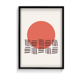 Warped Front Geometric Modern Wall Art