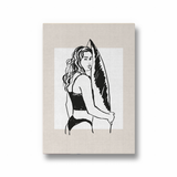 Sunset Surfer Travel Wall Art