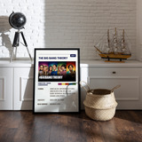 The Big Bang Theory Retro Wall Art