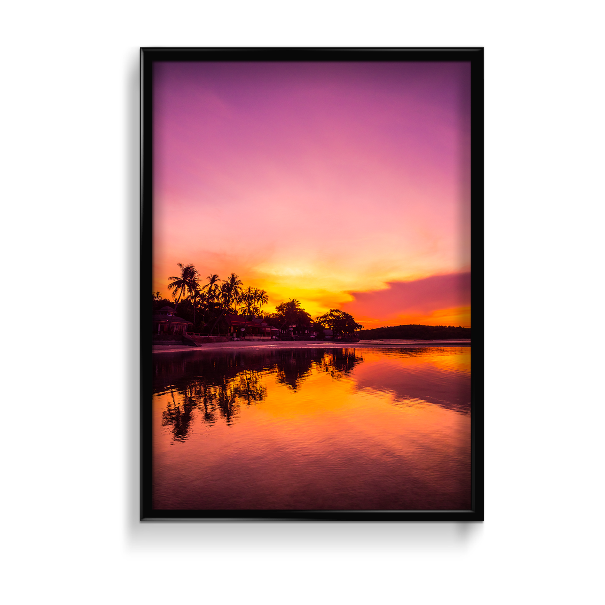 Pink Sunset Wall Art