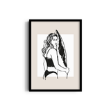 Sunset Surfer Travel Wall Art