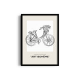 Life is a beautiful ride Modern Line Wall Art