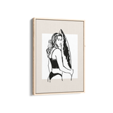 Sunset Surfer Travel Wall Art