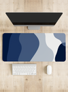 Abstract Blue Desk Mat | Desk Pad | Mouse Pad