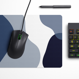 Abstract Blue Desk Mat | Desk Pad | Mouse Pad