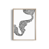 Shadows and Storkes Simplicity Wall Art