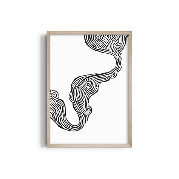 Shadows and Storkes Simplicity Wall Art