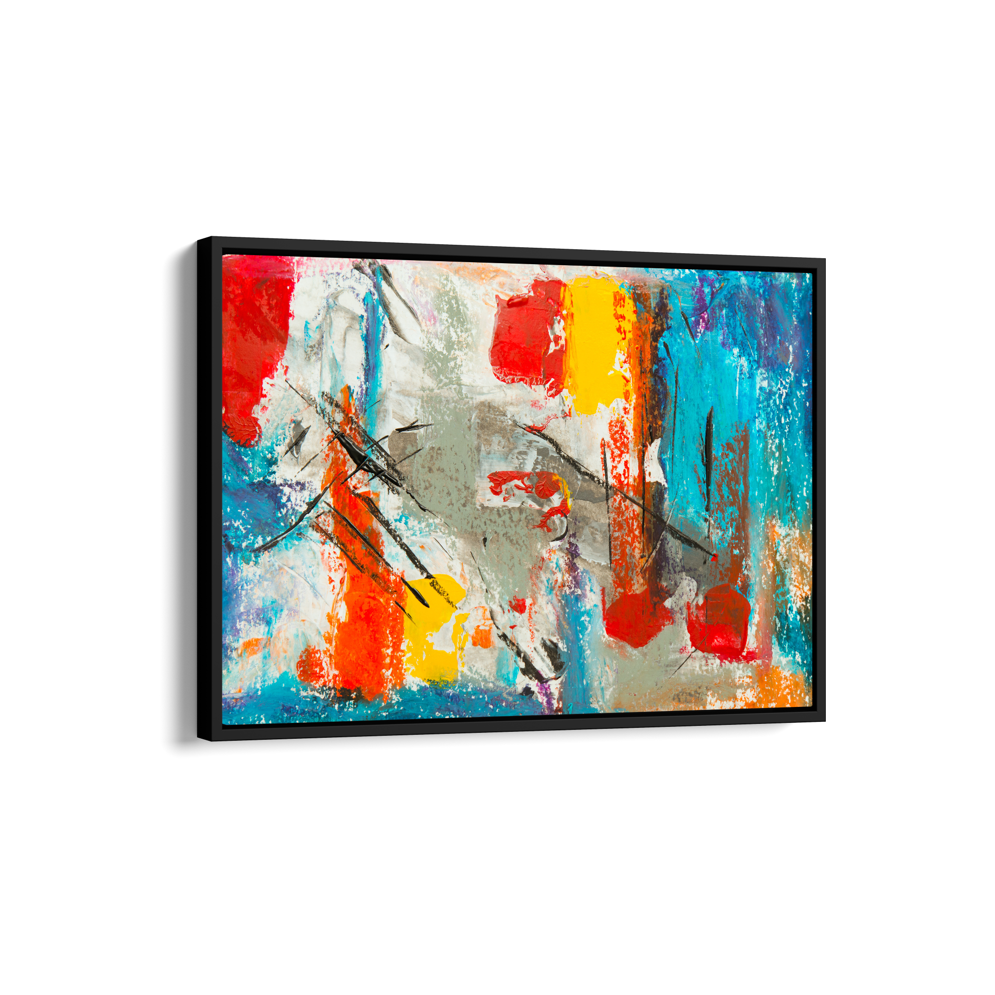 Serenity in Chaos Abstract Modern Wall Art