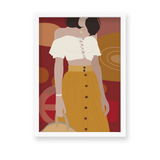 Yellow Sunrise - Modern Fashion Wall Art