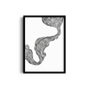 Shadows and Storkes Simplicity Wall Art
