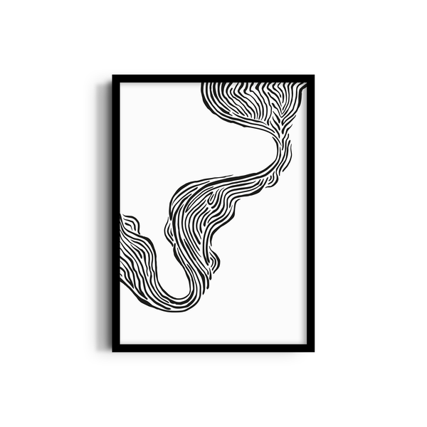 Shadows and Storkes Simplicity Wall Art