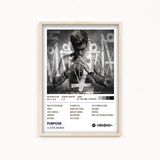 Purpose Justin Bieber Album Poster