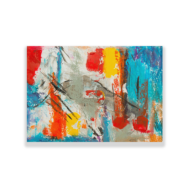Serenity in Chaos Abstract Modern Wall Art