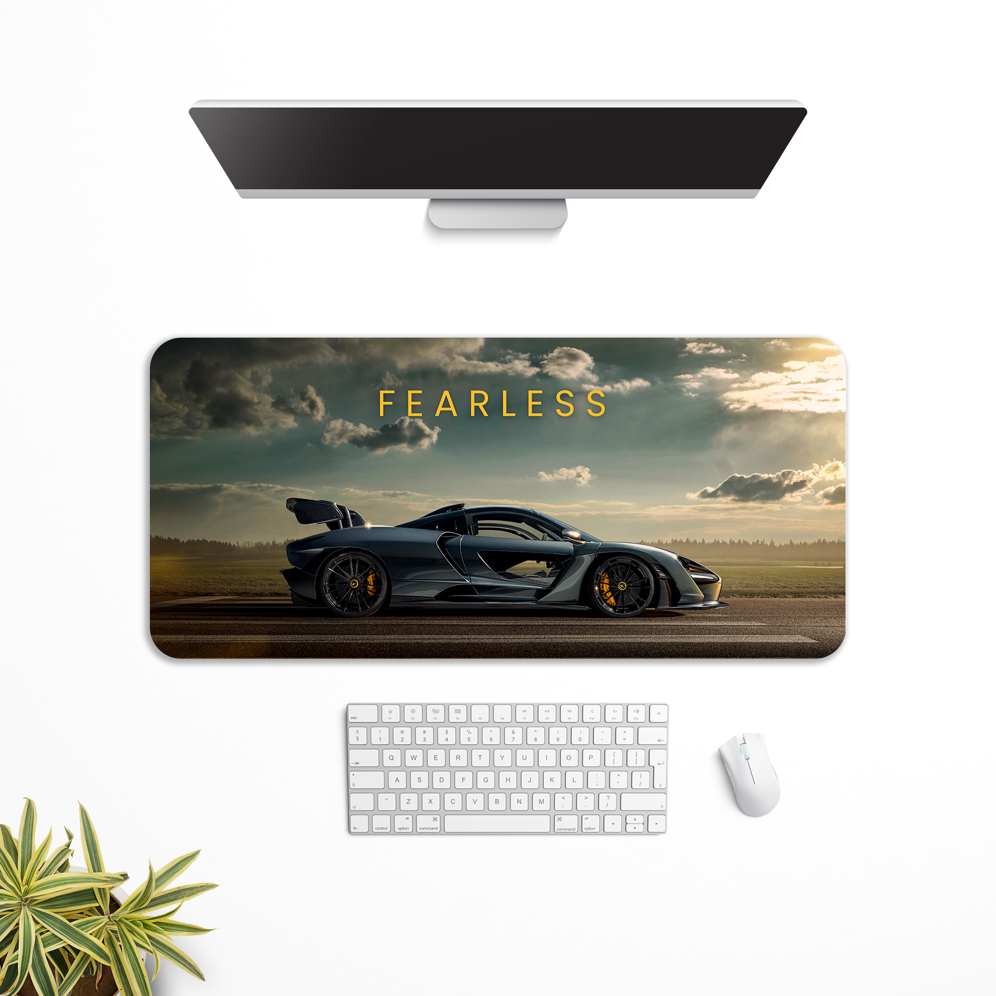 Fearless McLaren Senna Desk Mat | Desk Pad | Mouse Pad