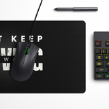 Just keep moving forward Desk Mat | Desk Pad | Mouse Pad