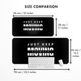 Just keep moving forward Desk Mat | Desk Pad | Mouse Pad