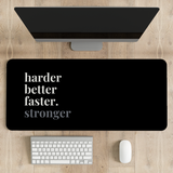 Harder better faster stronger Desk Mat | Desk Pad | Mouse Pad