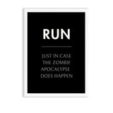 Run Definition Poster