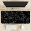 Topography Dark | Desk Mat | Desk Pad | Mouse Pad