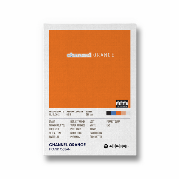 Channel Orange by Frank Ocean Album Poster