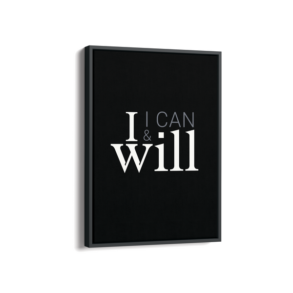 I can & I will Wall Art