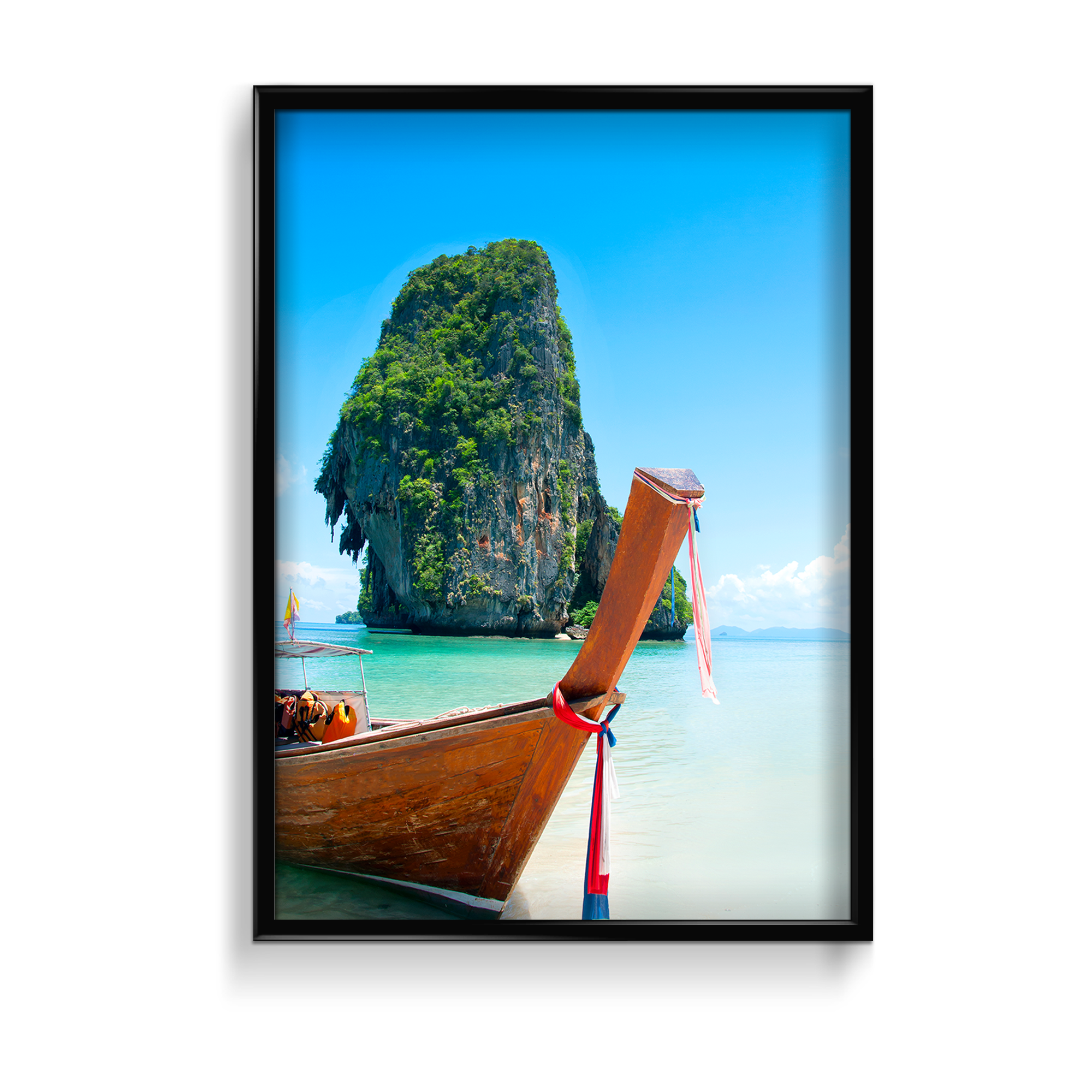 Boat on a beach Wall Art