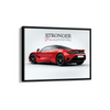 Stronger than yesterday - McLaren 750S Wall Poster