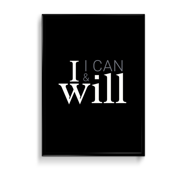 I can & I will Wall Art - The Mortal Soul