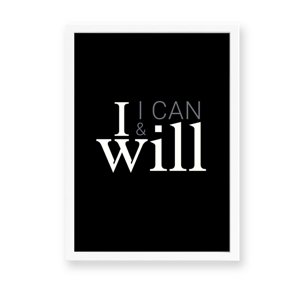 I can & I will Wall Art