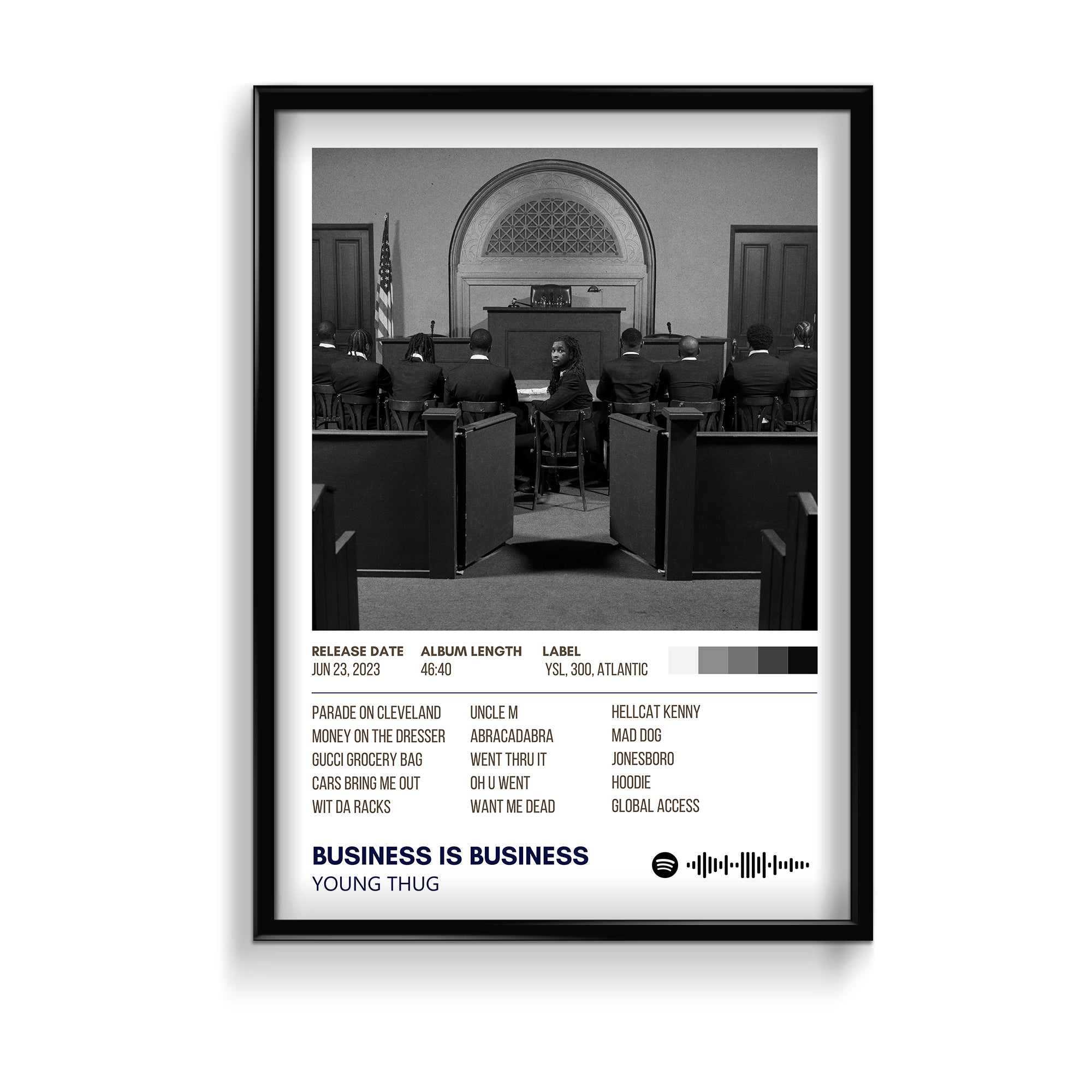Business Is Business by Young Thug Album Poster