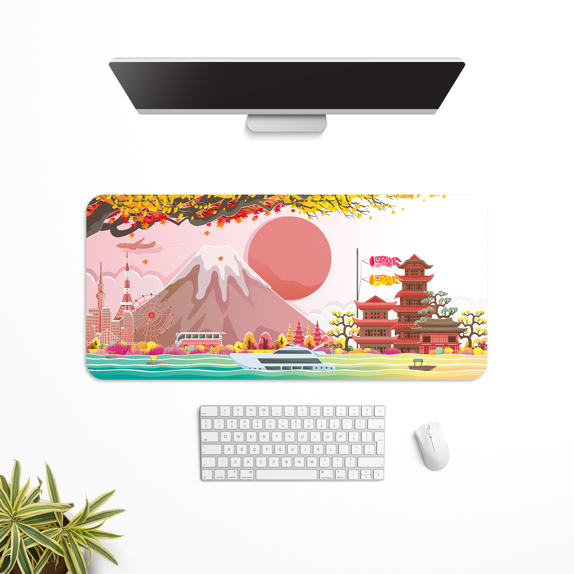 Japan Landscape Desk Mat | Desk Pad | Mouse Pad