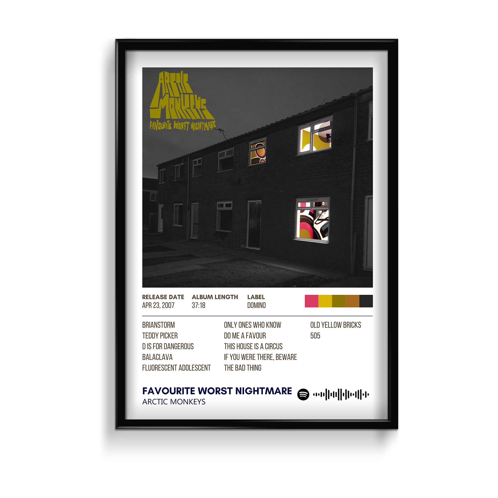 Favourite Worst Nightmare by Arctic Monkeys Album Poster