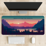 Dream beyond the horizon Desk Mat | Desk Pad | Mouse Pad