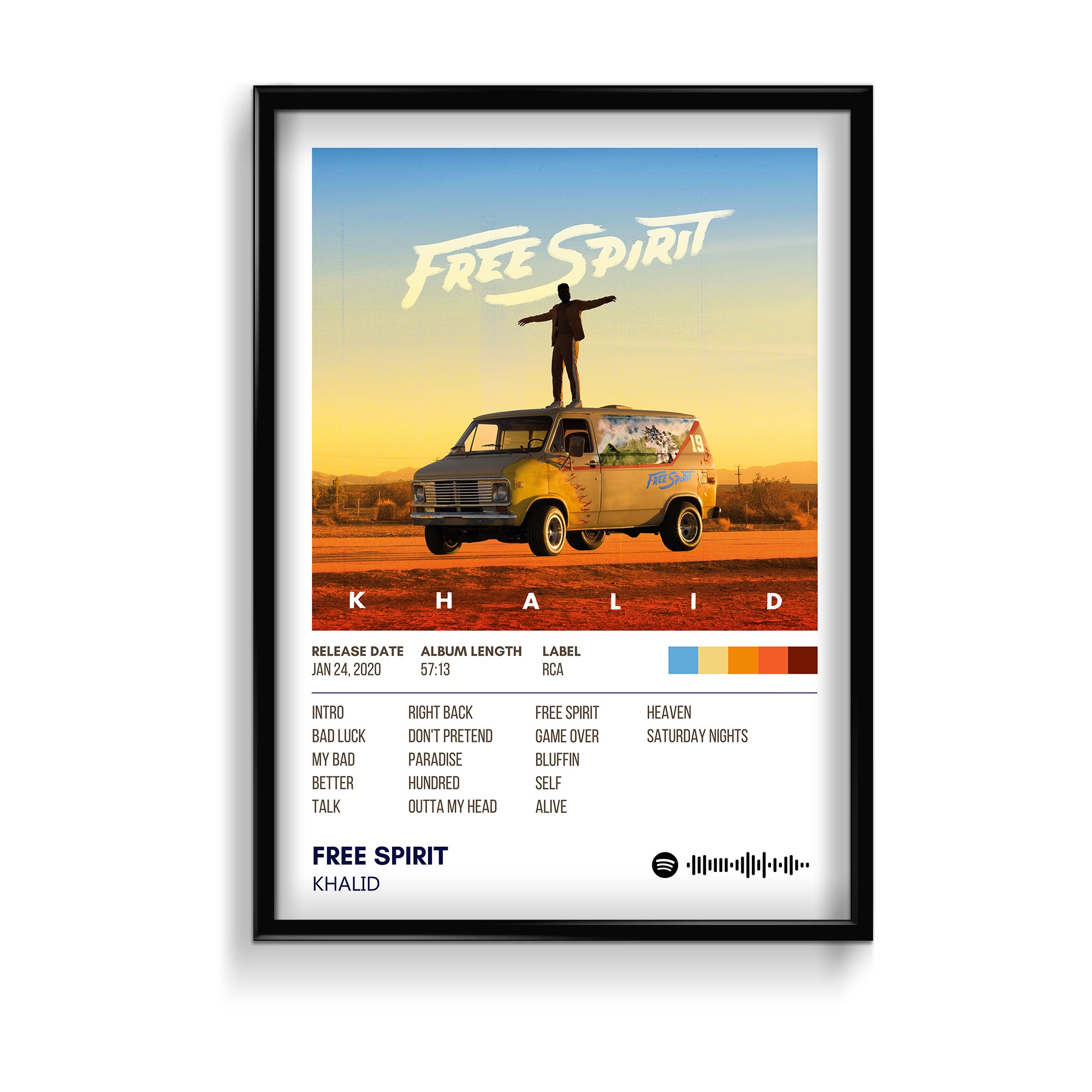 Free Spirit by Khalid Album Poster