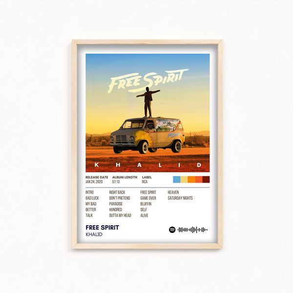 Free Spirit by Khalid Album Poster