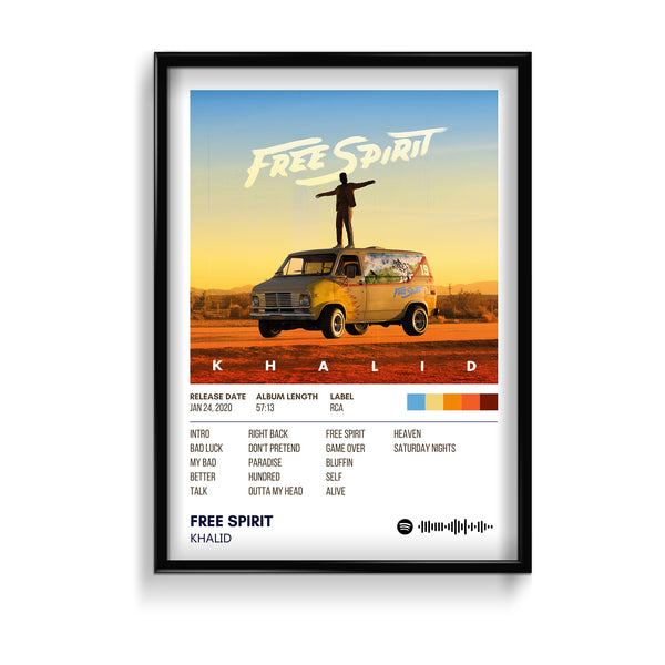 Free Spirit by Khalid Album Poster