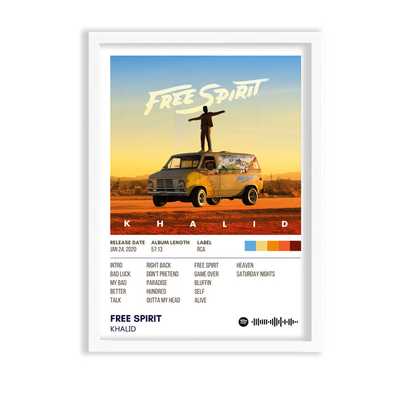 Free Spirit by Khalid Album Poster