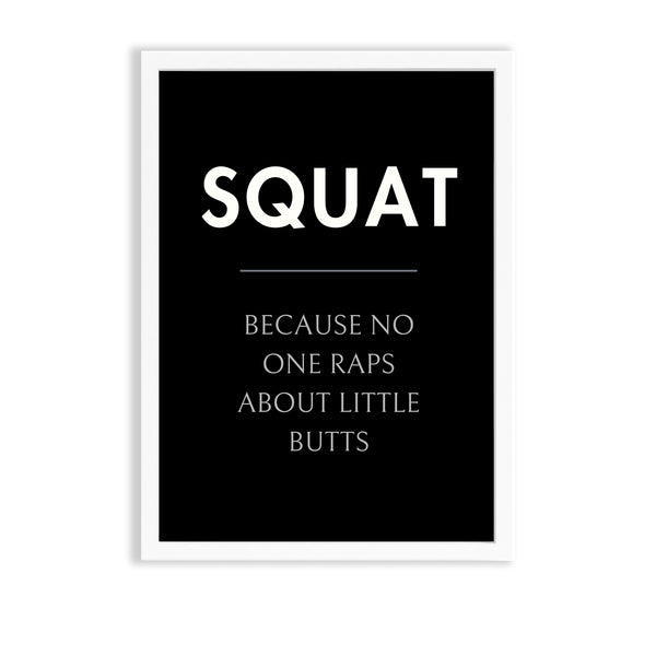 Squat Definition Poster