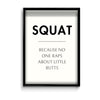 Squat Definition Poster
