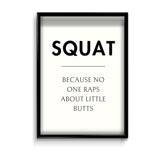 Squat Definition Poster