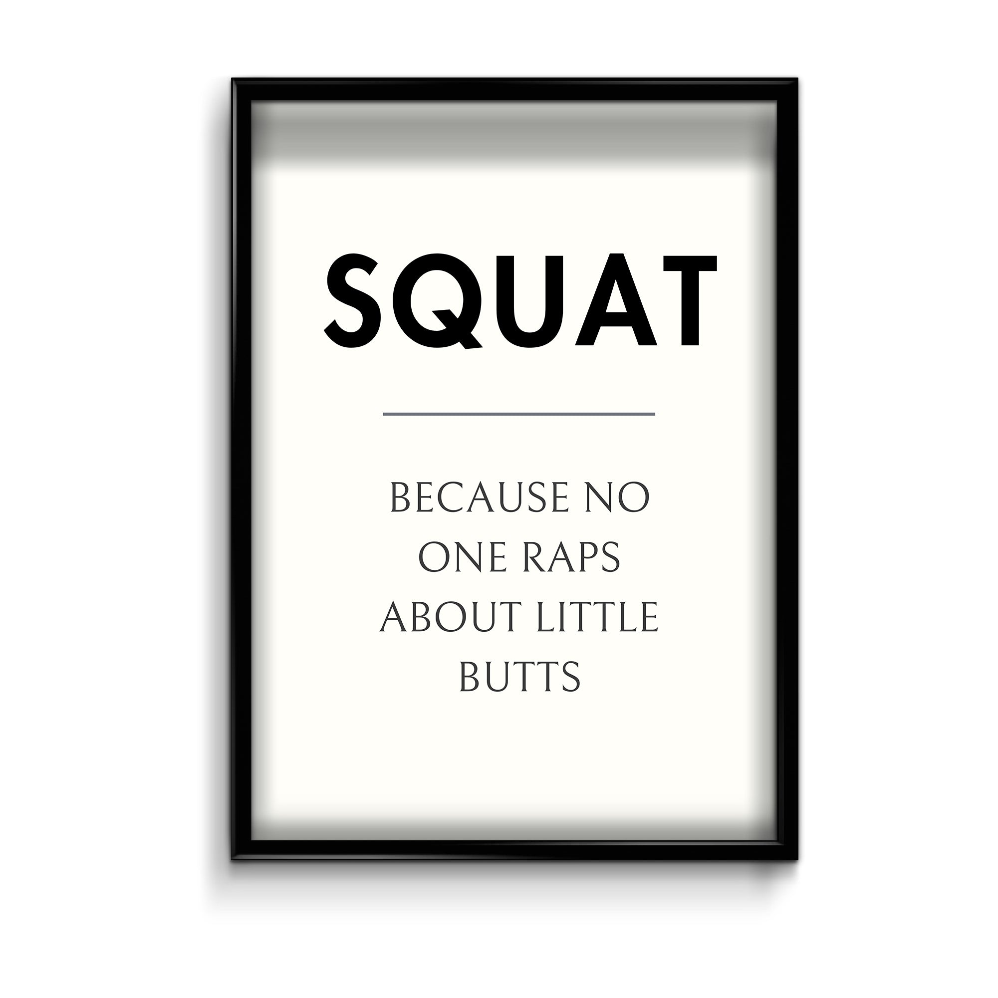 Squat Definition Poster