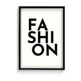Fashion Typography, Fashion Poster