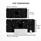 Beautiful Circuit Pattern Desk Mat | Desk Pad | Mouse Pad