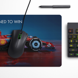 Ferrari F1 Car - Designed to win Desk Mat | Desk Pad | Mouse Pad