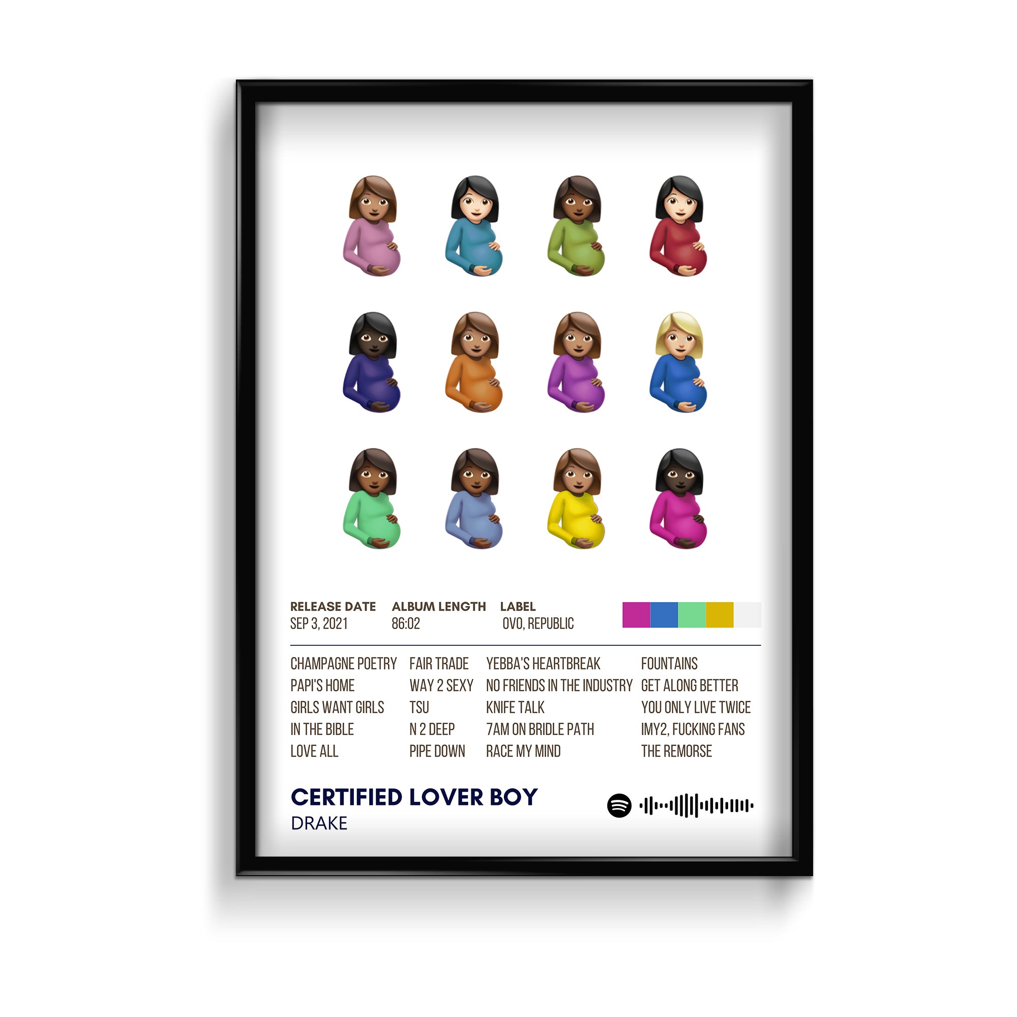 Certified Lover Boy by Drake Album Poster